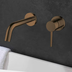 Antique Brass Wall Mixer With Spout WB703-1F