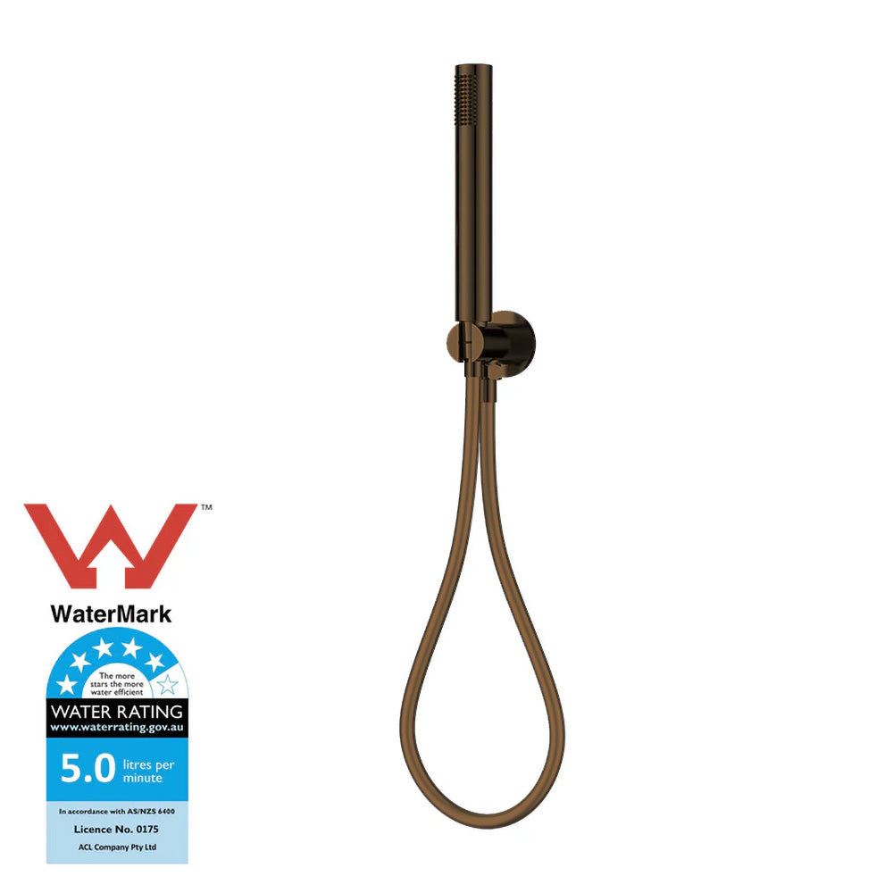 Antique Brass Shower Handpiece on Bracket WH03F SET