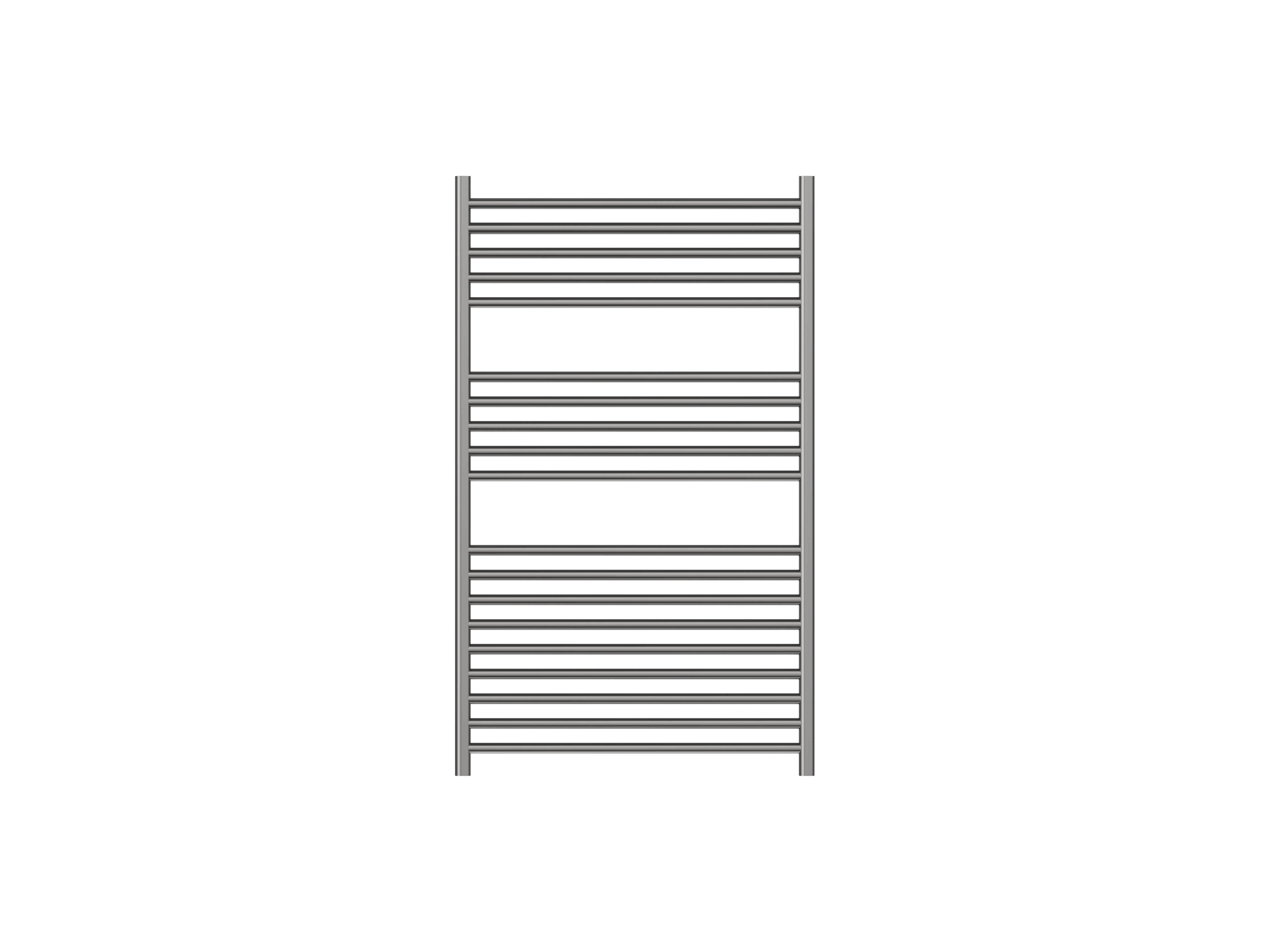 Allegra 19 Bar Wide Heated Towel Rail JY-3319WIDE-GM