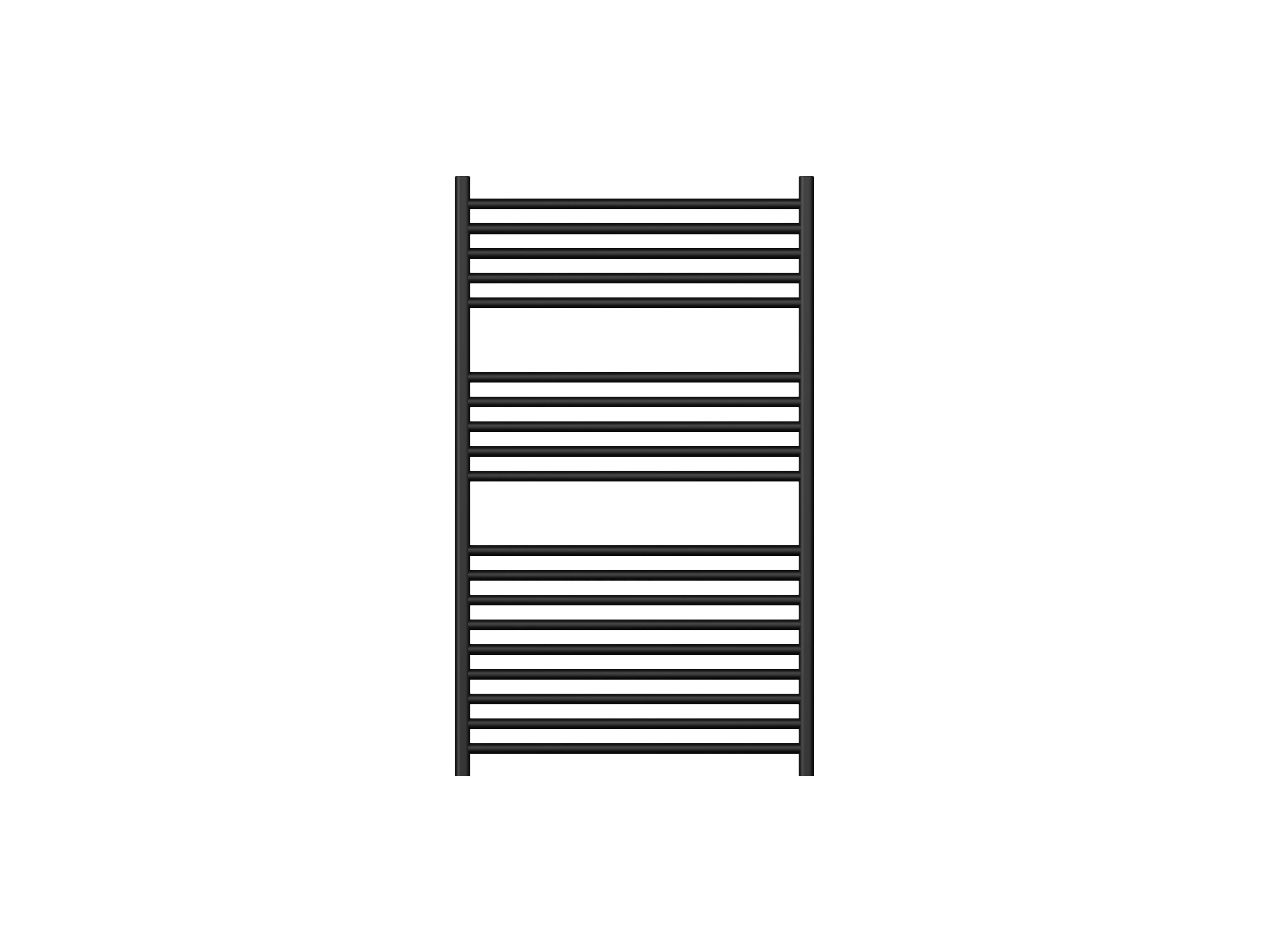 Allegra 19 Bar Wide Heated Towel Rail JY-3319WIDE-MB