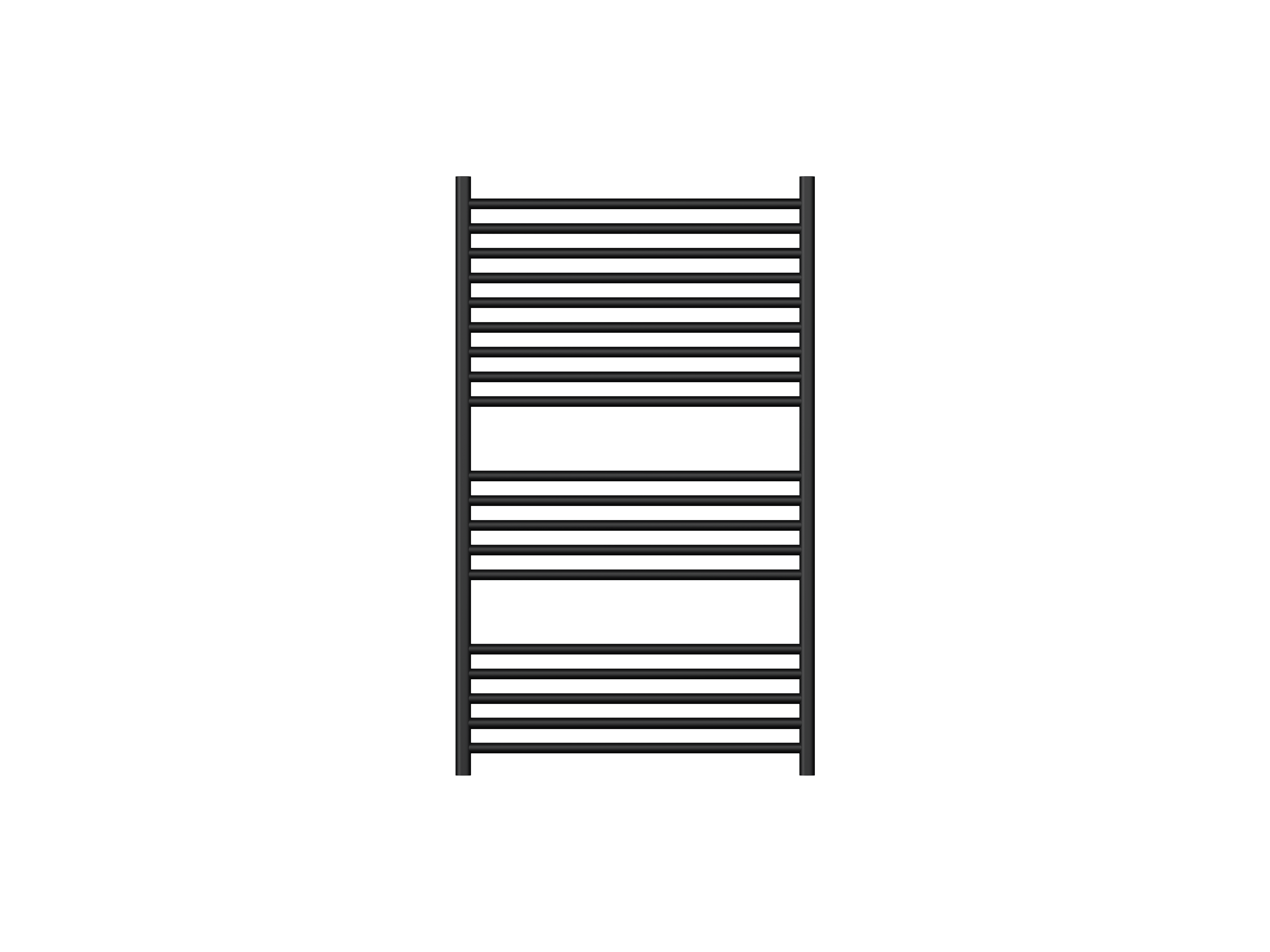 Allegra 19 Bar Wide Heated Towel Rail JY-3319WIDE-MB