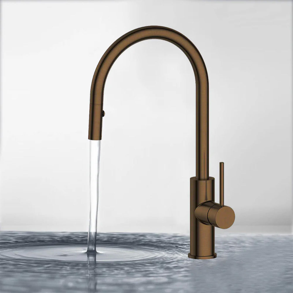 Antique Brass Pull-out Kitchen/Laundry Mixer WK2003-2