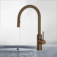 Antique Brass Pull-out Kitchen/Laundry Mixer WK2003-2