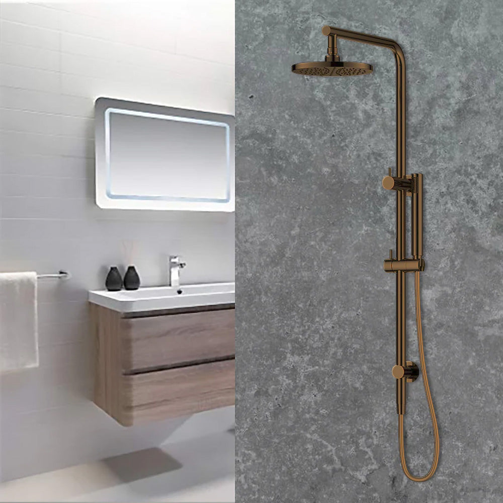Antique Brass Dual Shower with Diverter WS531F
