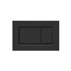 ABS Square Flush Buttons for Geberit Sigma Matt Black