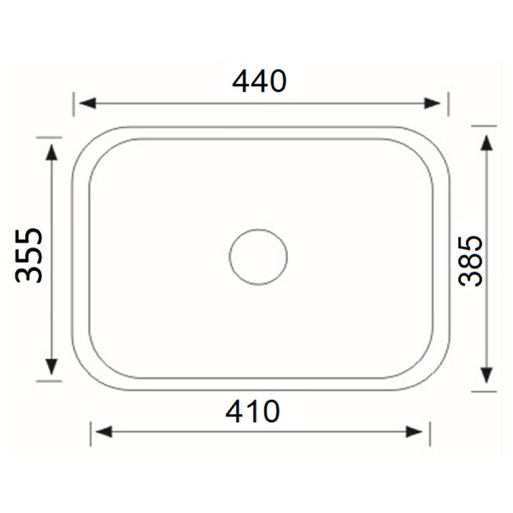 Cora Kitchen Sink 485 x 395mm YH238A