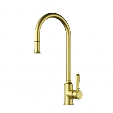 Clasico Pull Out Sink Mixer Brushed Gold HYB868-103-BG