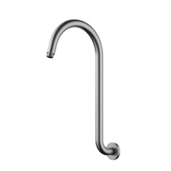 Clasico Gooseneck Round High-Rise Shower Arm Brushed Nickel PRY038-BN